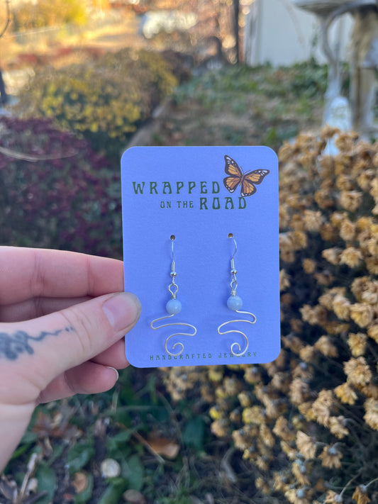 Blue Lace Agate Spirals