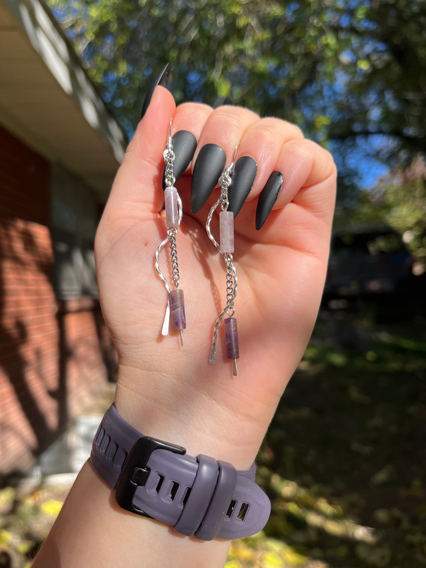 Amethyst Squiggle Dusters