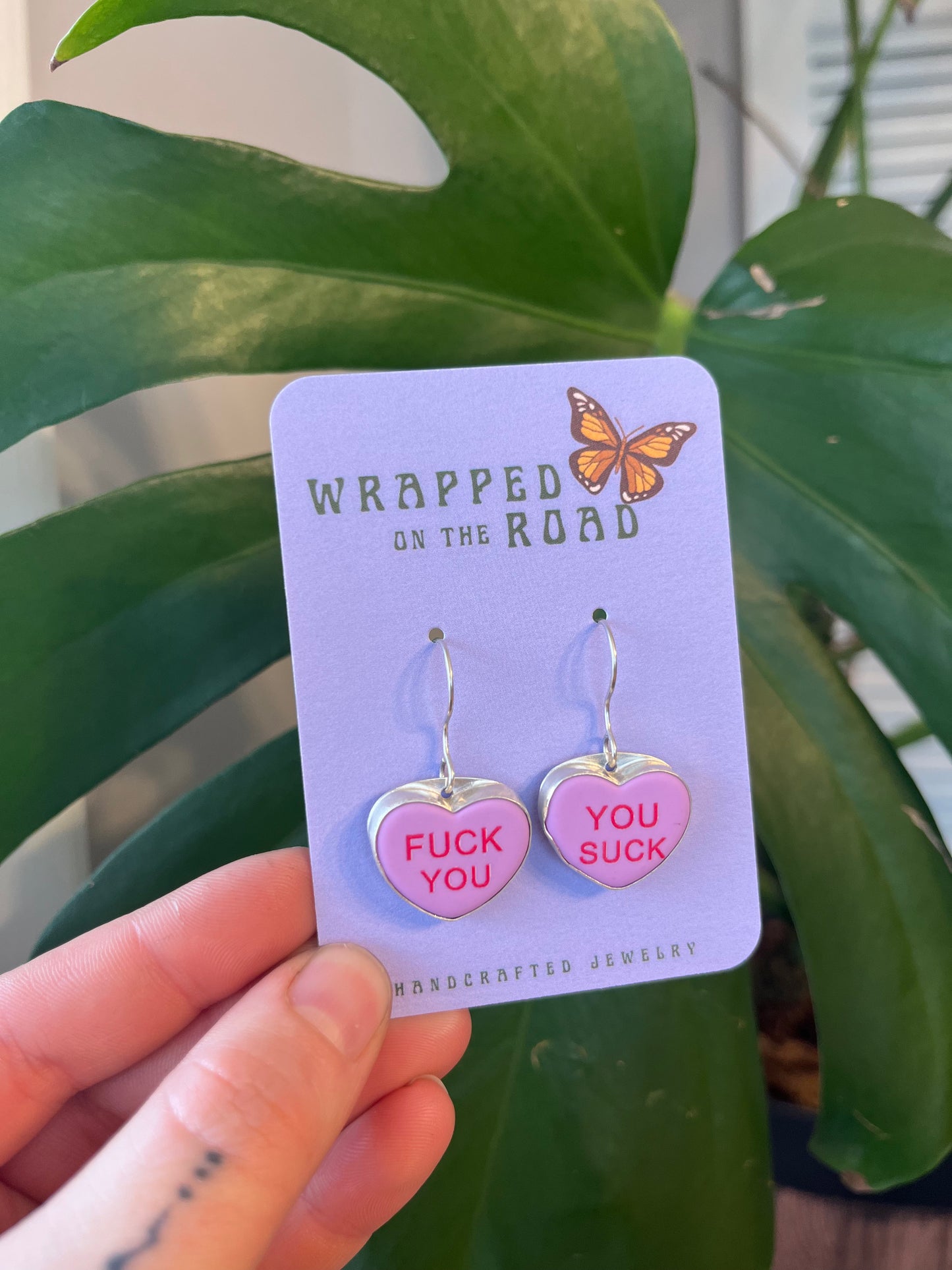 Conversation Heart Earrings
