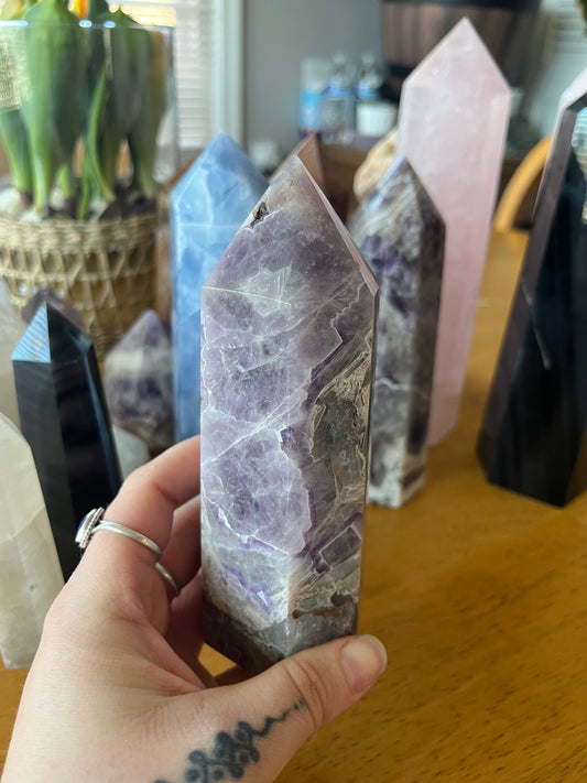 Chevron Amethyst Tower