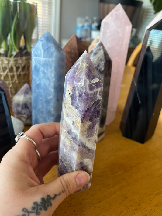 Chevron Amethyst Tower