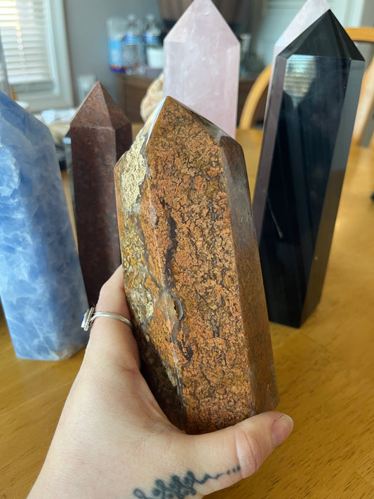 Yellow Ocean Jasper Tower