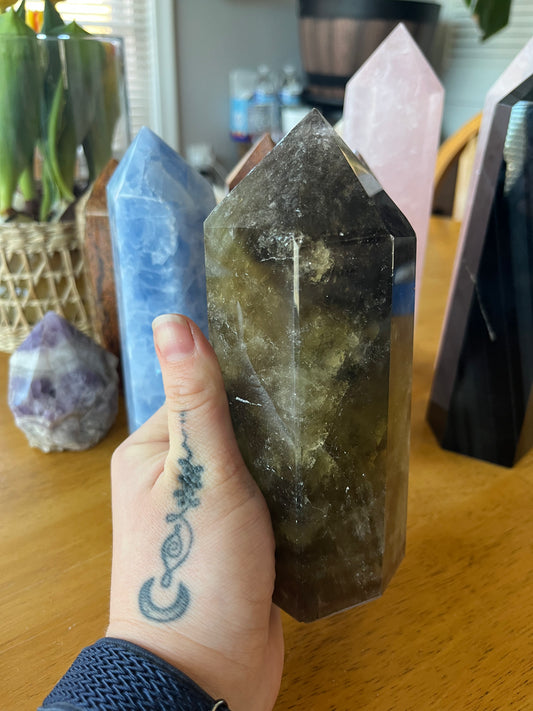 Smoky Quartz Tower