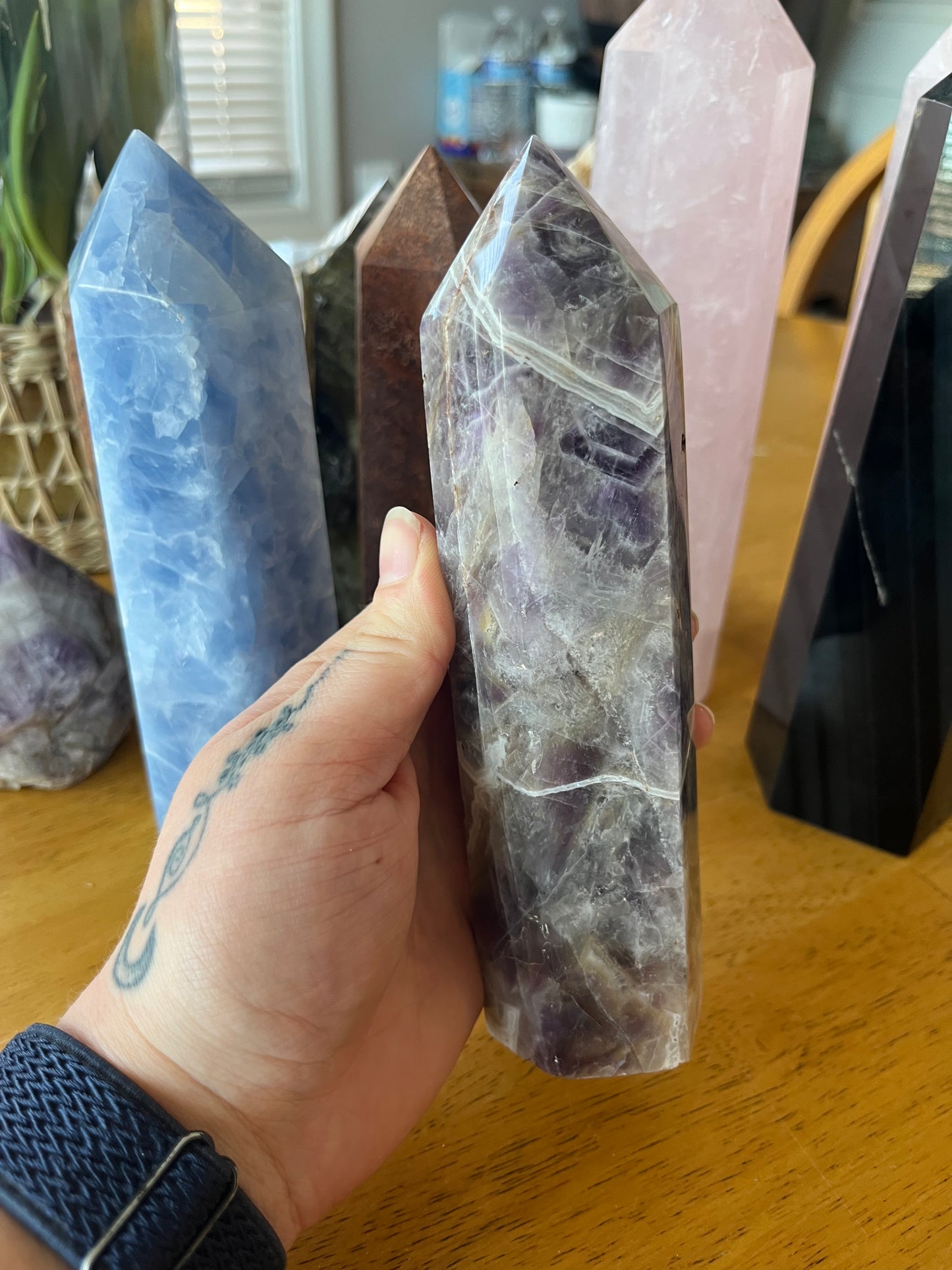 Chevron Amethyst Tower