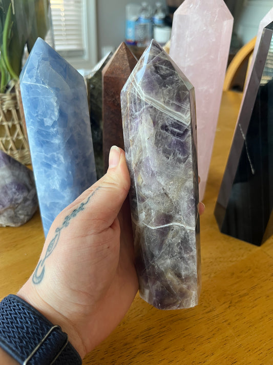Chevron Amethyst Tower