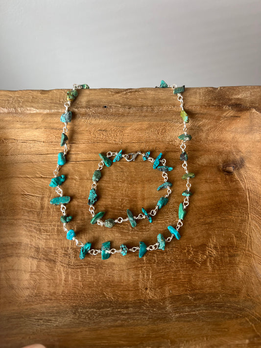 Turquoise Necklace & Bracelet