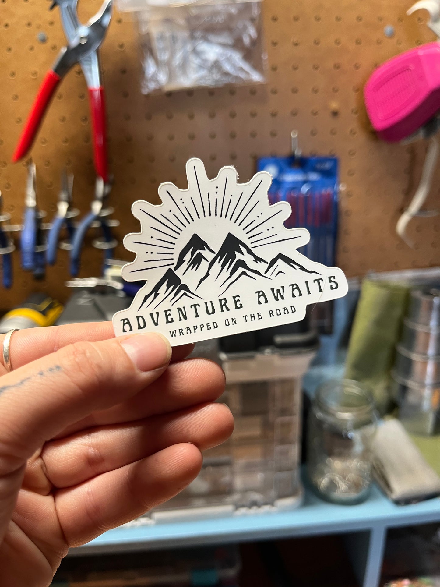 Adventure Awaits Sticker