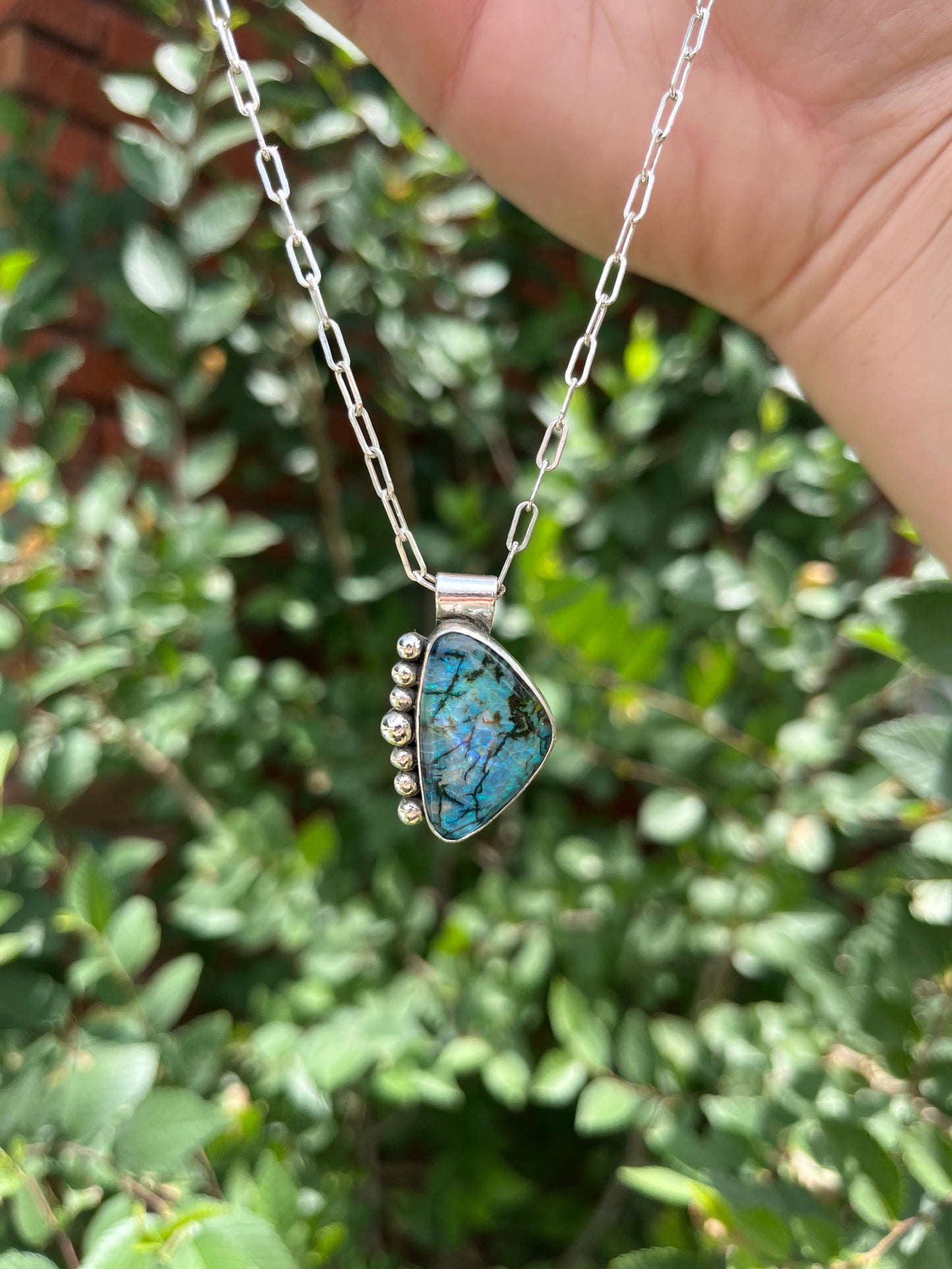 Monarch Opal Necklace