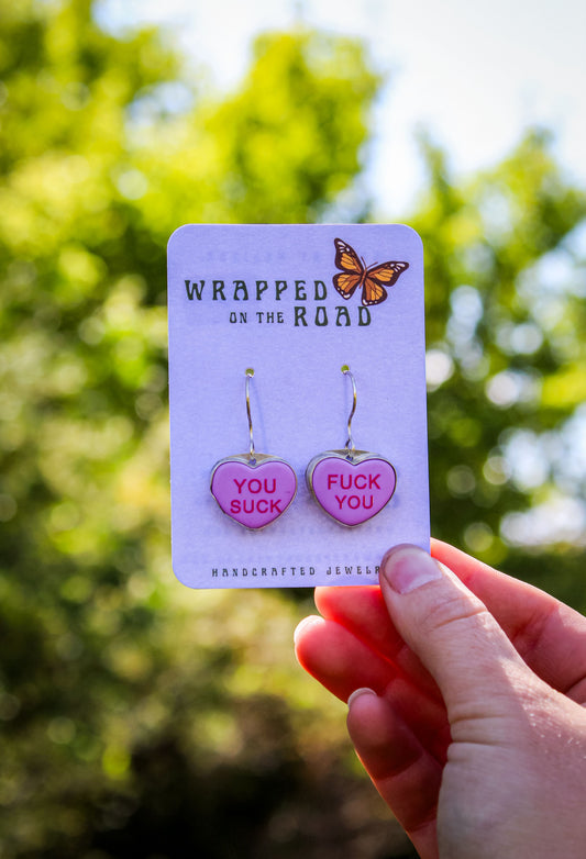 Conversation Heart Earrings