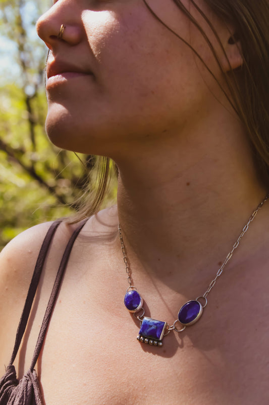 Lapis Lazuli Statement Necklace