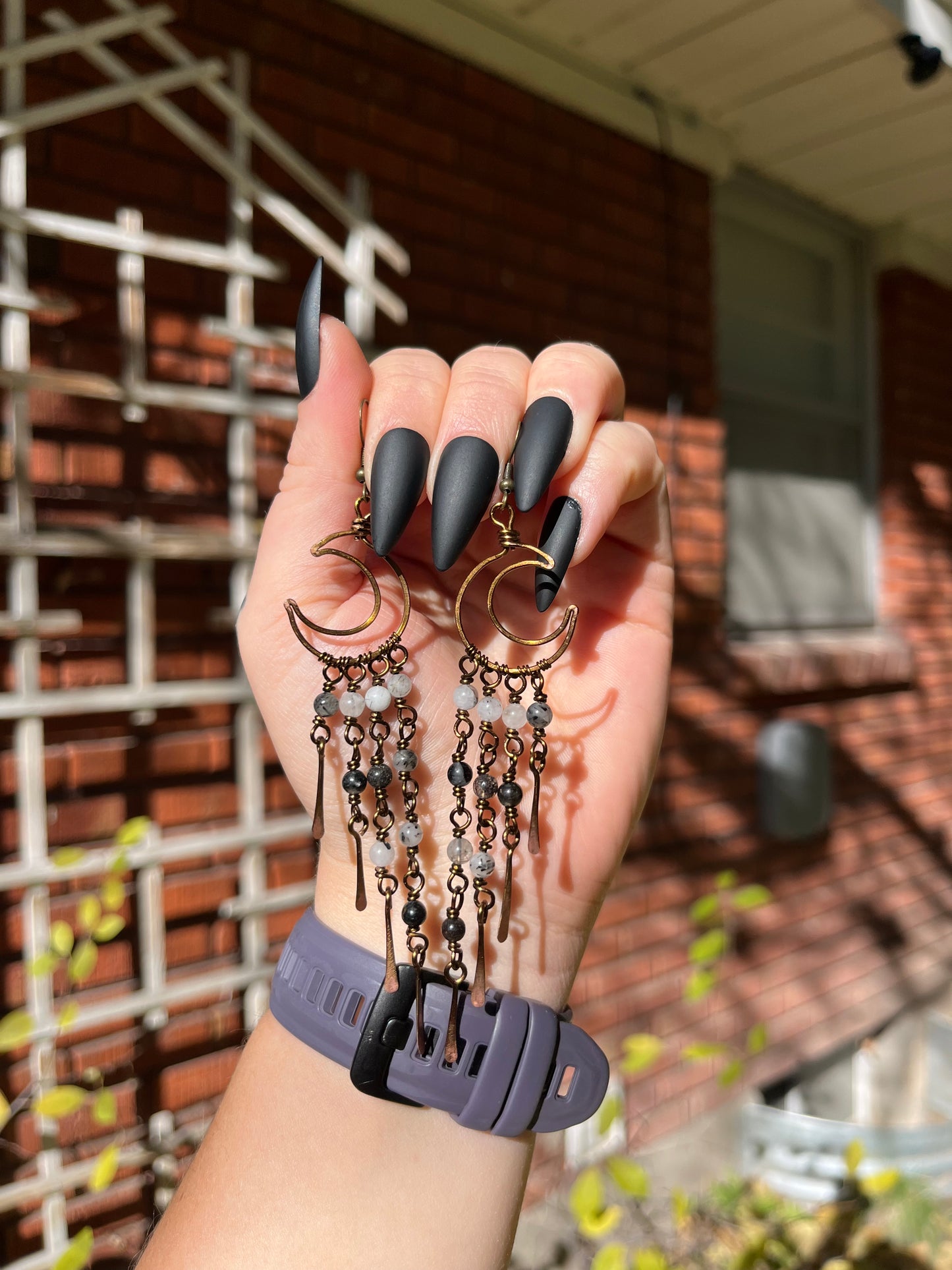 Rutilated Quartz Moon Waterfalls