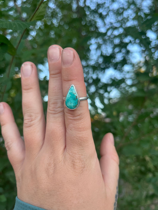 Hubei Turquoise Ring sz 6 3/4