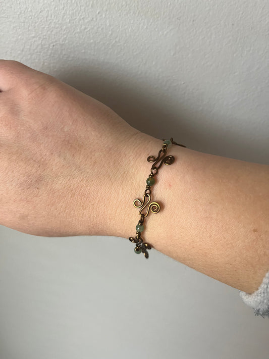 Moss Agate Bracelet