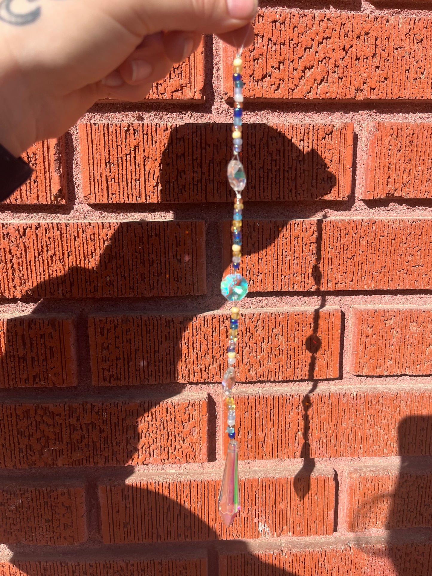 Ocean Sunset Suncatcher 11”