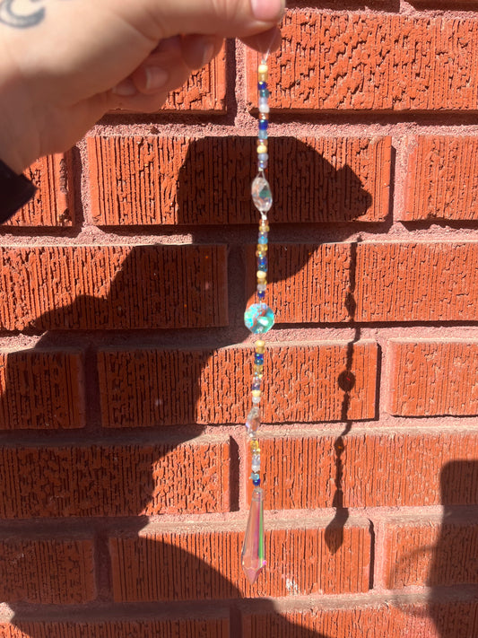 Ocean Sunset Suncatcher 11”