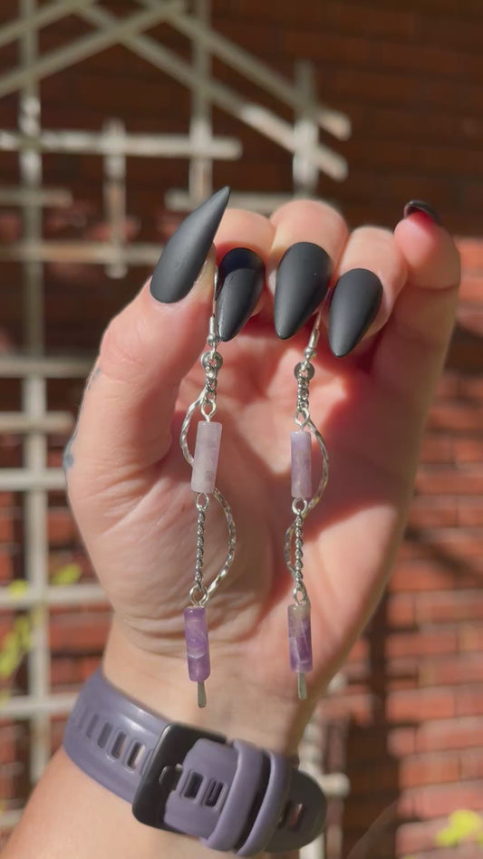 Amethyst Squiggle Dusters
